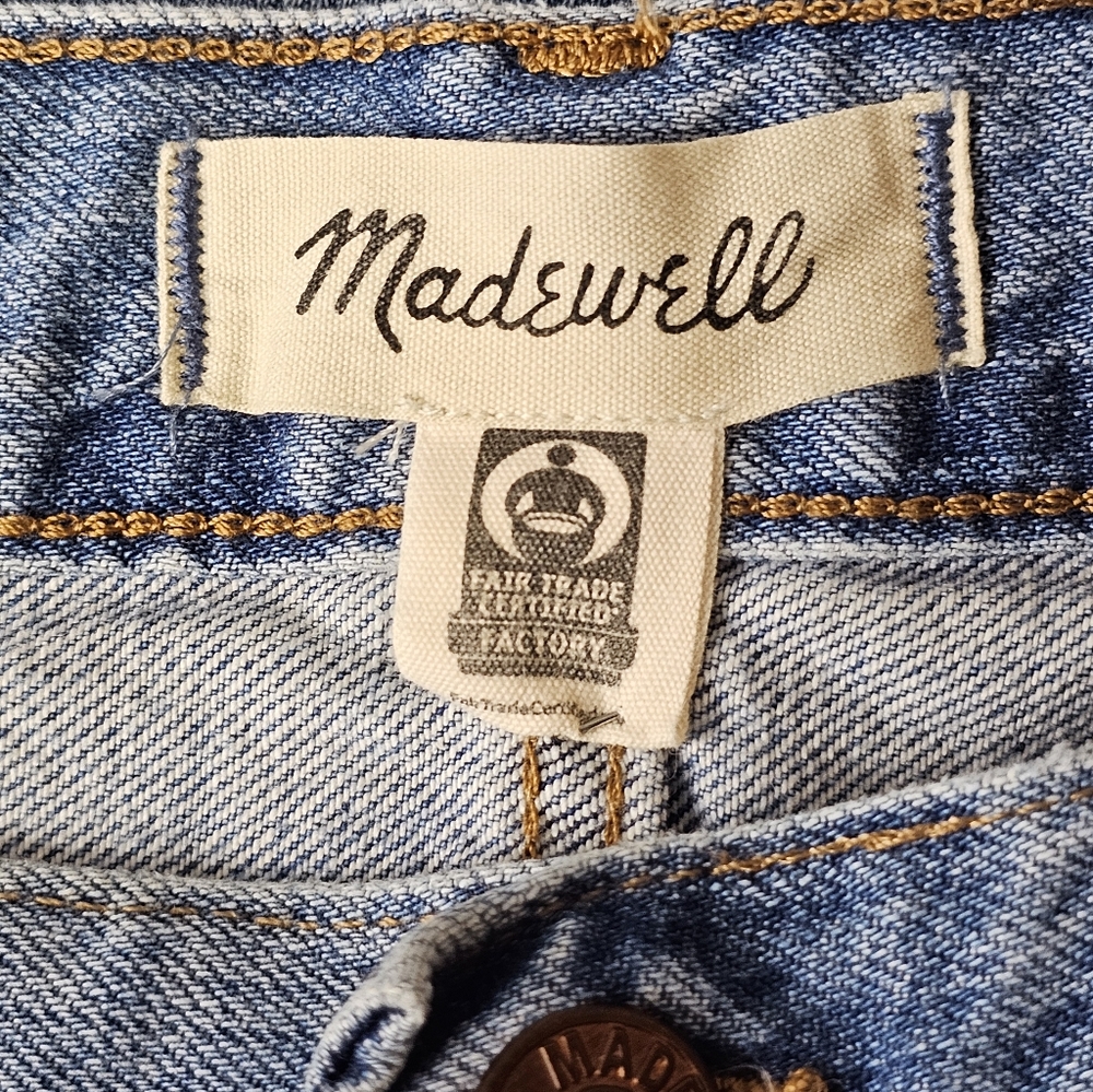 Madewell The Slouchy Boyjean High Rise Relaxed Jeans Rubyvale Wash Sz 32 EUC - Picture 10 of 12